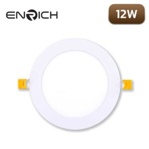 ดาวน์ไลท์ LED หน้ากลม 12W RICH SLIM D