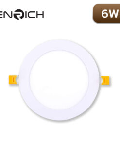 ดาวน์ไลท์ LED หน้ากลม 6W RICH SLIM D1
