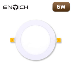 ดาวน์ไลท์ LED หน้ากลม 6W RICH SLIM D1