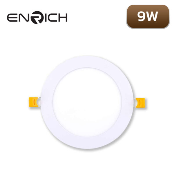 ดาวน์ไลท์ LED หน้ากลม 9W RICH SLIM D