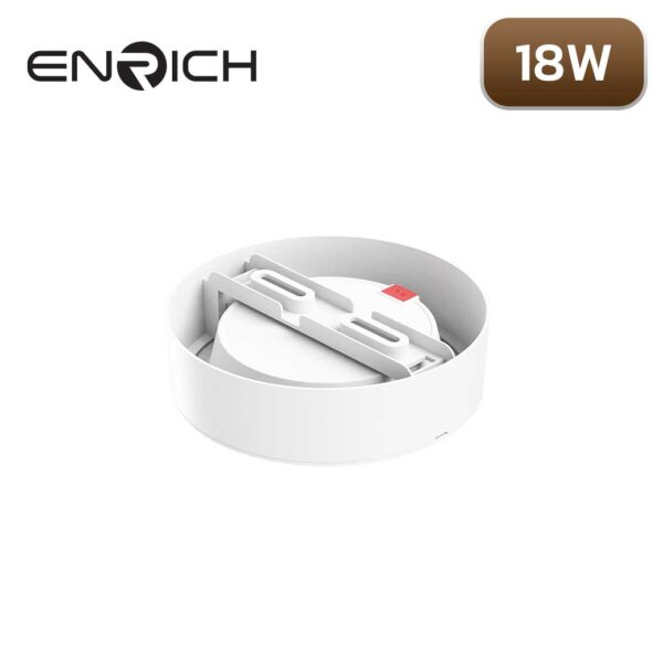 ดาวน์ไลท์-LED-หน้ากลม-ENRICH-EASY-O-สีขาว-18W-1