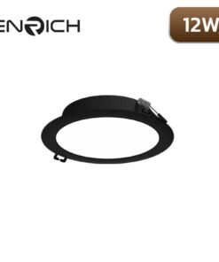 ดาวน์ไลท์-LED-หน้ากลม-ENRICH-EASY-O-สีดำ-18W-1