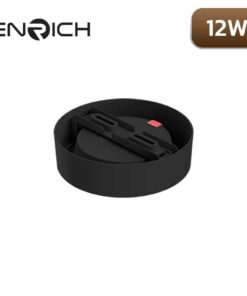 ดาวน์ไลท์-LED-หน้ากลม-ENRICH-EASY-O-สีดำ-18W-2