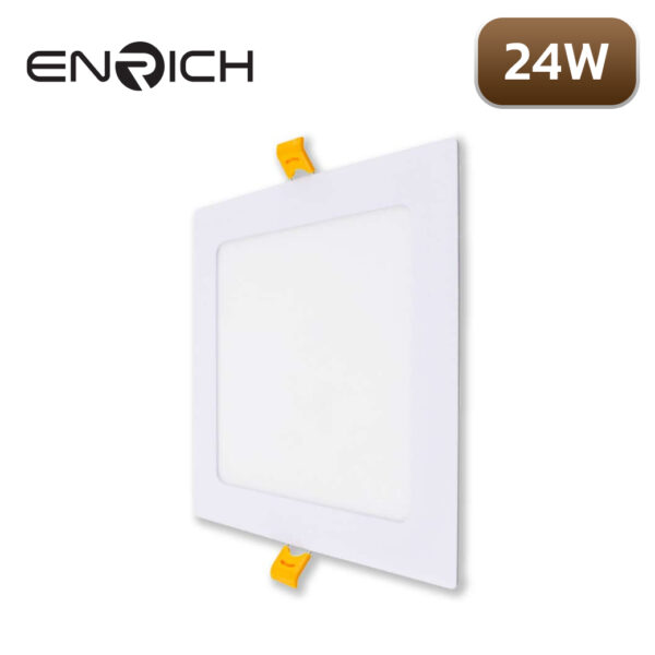 ดาวน์ไลท์ LED หน้าเหลี่ยม 24W RICH SLIM D2