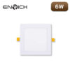 ดาวน์ไลท์ LED หน้าเหลี่ยม 6W ENRICH SLIM D1