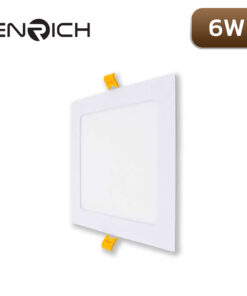 ดาวน์ไลท์ LED หน้าเหลี่ยม 6W ENRICH SLIM D2