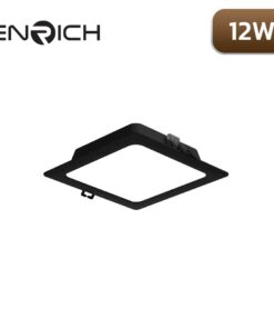 ดาวน์ไลท์-LED-หน้าเหลี่ยม-ENRICH-EASY-O-สีดำ-12W-1