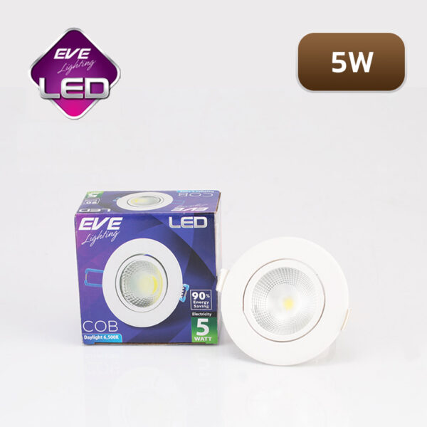 ดาวไลท์ LED 5W EVE COB Circle3