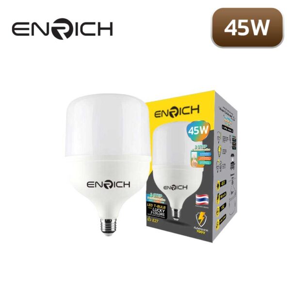 หลอดไฟ-LED-T-BULB-ENRICH-LUCKY-3-COLORS-45W