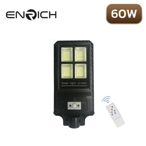 โคมถนนโซล่าเซลล์-60W-RICHLED-JD-9960-(พร้อมรีโมท)-1