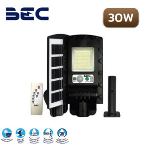 โคมไฟถนน BEC LED SOLAR รุ่น MADRID DAYLIGHT 30W