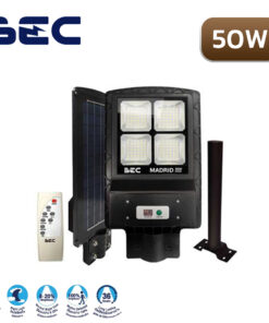 โคมไฟถนน BEC LED SOLAR รุ่น MADRID DAYLIGHT 50W