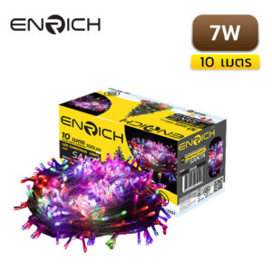 ไฟกระพริบ LED 10 เมตร ENRICH SANTA 7W RGB