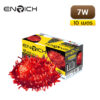 ไฟกระพริบ LED 10 เมตร ENRICH SANTA 7W สีแดง