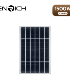 แผงโคมไฟถนนโซล่าเซลล์ LED ENRICH EN-1500