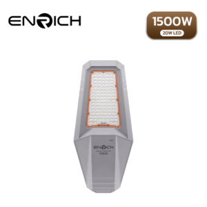 ENRICH โคมไฟถนนโซล่าเซลล์ LED 1500W/20WLED