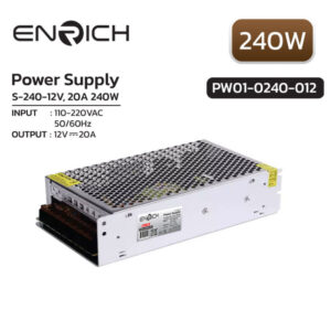 พาวเวอร์ซัพพลาย-ENRICH-S-240-12V-20A-240W