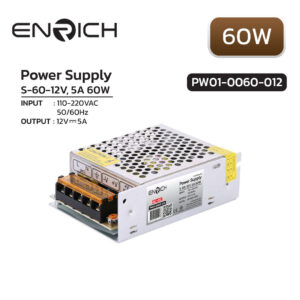 พาวเวอร์ซัพพลาย-ENRICH-S-60-12V-5A-60W