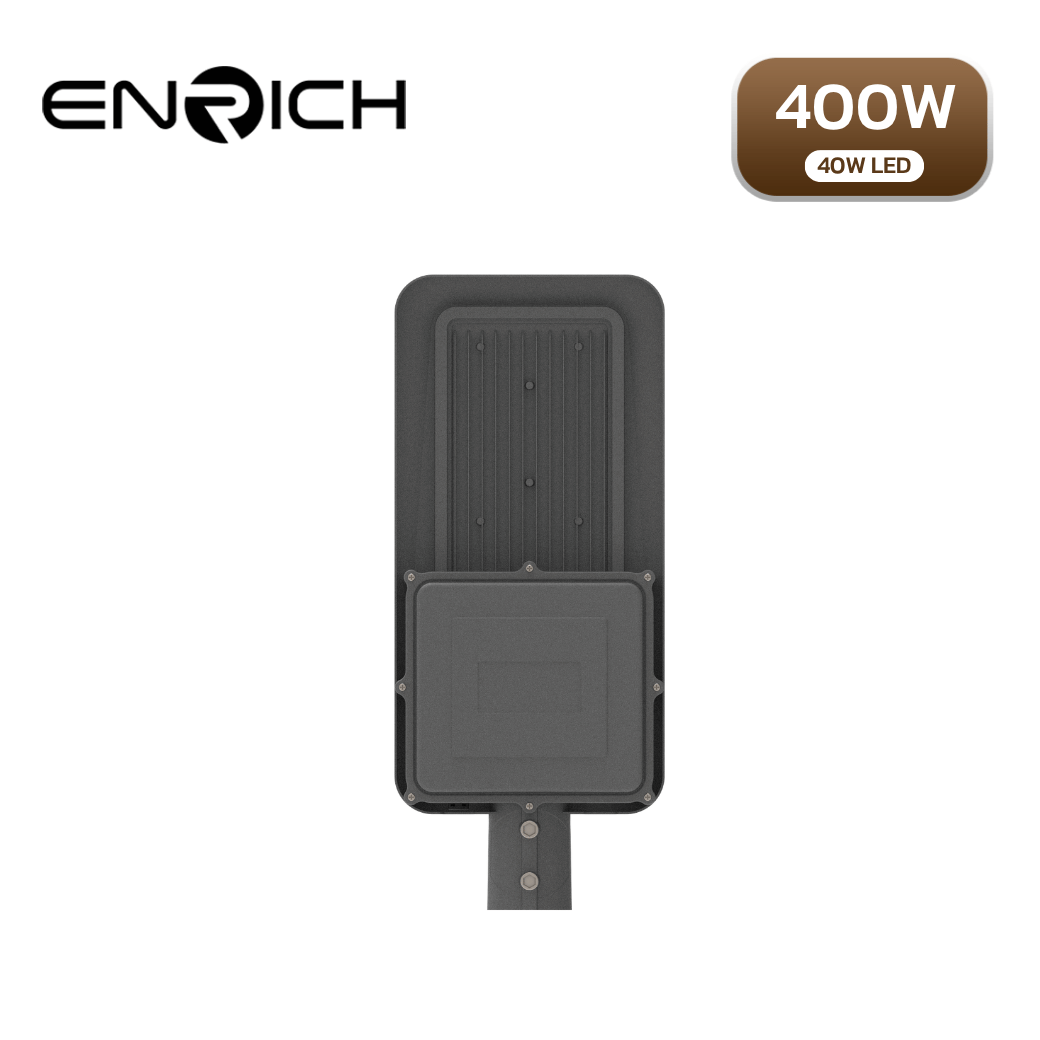 หลังโคมไฟถนนโซล่าเซลล์ LED ENRICH รุ่น MAXNUM+ 400W