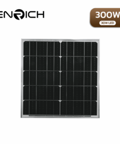 แผงโซล่าเซลล์ไฟถนนโซล่าเซลล์ LED ENRICH 300W LED30 รุ่น MAXNUM+