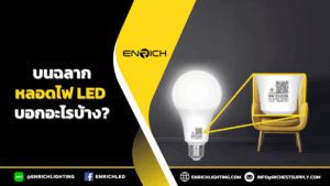 ข้อมูลบนฉลากหลอดไฟ LED บอกอะไรบ้าง?