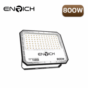 สปอร์ตไลท์โซล่าเซลล์ LED ENRICH THREE 3 แสง 800W 02