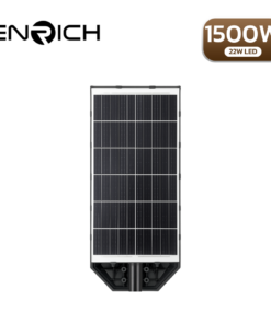 หลังโคมไฟถนนโซล่าเซลล์ LED ENRICH VADER 1500WLED22W