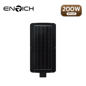 หลังโคมไฟถนนโซล่าเซลล์ LED ENRICH รุ่น STELLAR 200W